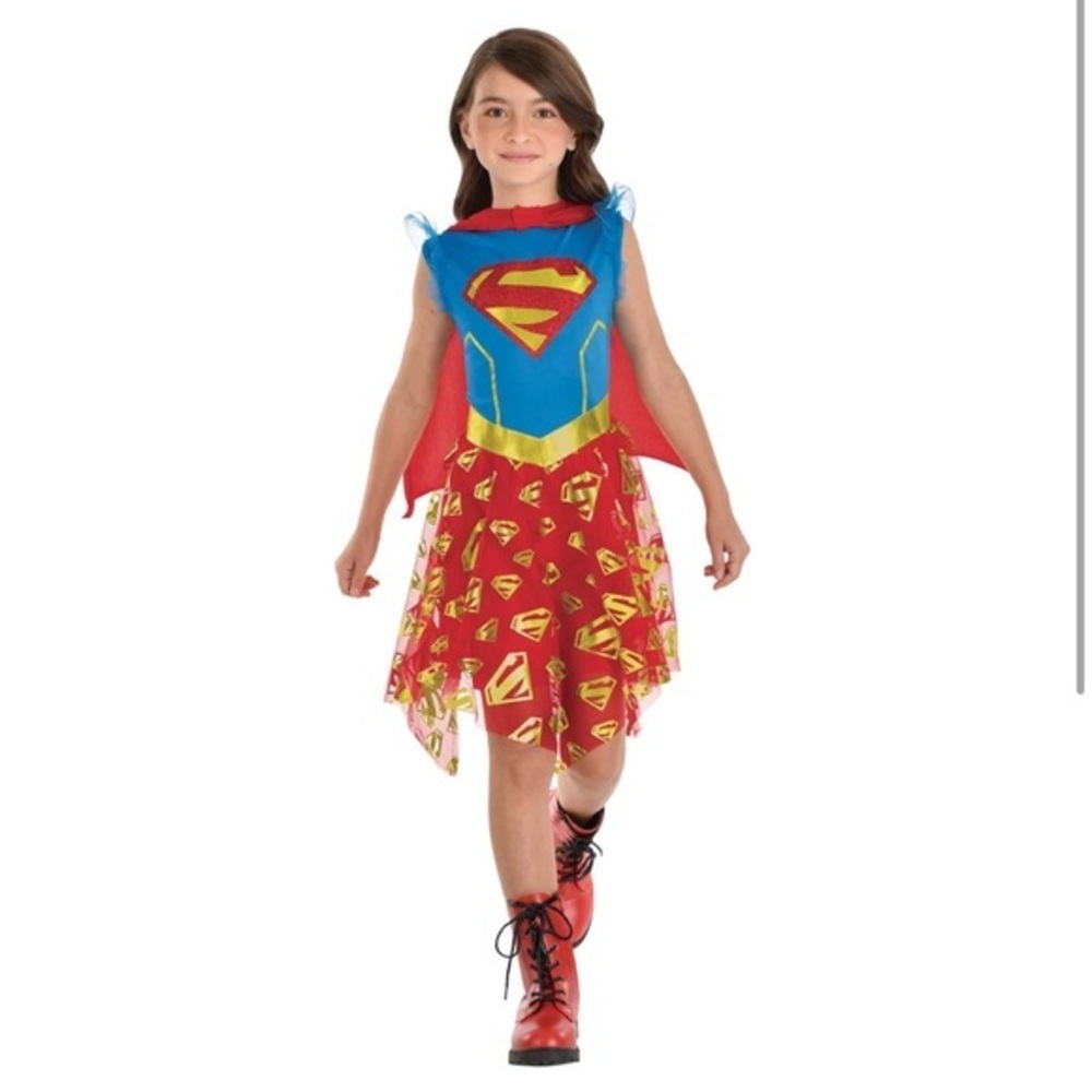 DC Supergirl Halloween costume dress size large